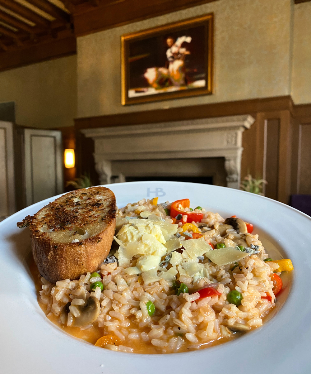 Risotto from our new menu at Herbie's on the Park in Saint Paul
